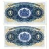 Image 2 : The Government of Trinidad and Tobago, 1939-42 Issued Banknote Pair