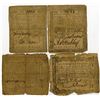Image 1 : Pennsylvania Colonial Currency Quartet, April 3rd, 1772