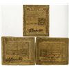 Image 1 : Pennsylvania Colonial Currency Trio, April 3rd, 1772