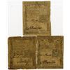 Image 1 : Pennsylvania Colonial Currency Trio, April 3rd, 1772 Signed by James Pemberton