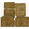 Image 1 : Pennsylvania Colonial Currency Quartet, October  1st, 1773; 3rd of December 1775 & April 25th, 1776