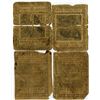 Image 2 : Pennsylvania Colonial Currency Quartet, October  1st, 1773; 3rd of December 1775 & April 25th, 1776