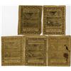 Image 2 : Pennsylvania Colonial Currency Quintet October 1st, 1773, Signed by Owen Jones Jr. and Samuel Miles