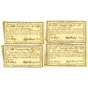 Image 1 : Connecticut Comptroller's Office, 1790-91 Issued Payment Quartet
