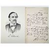 Image 1 : Henry Villard 1893 Letter with Autograph & Portrait