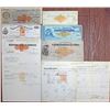 Image 1 : Montana Territory, Michigan, Vermont and New York, Imprinted Revenue Check, Draft & Document Assortm