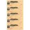 Image 1 : First National Bank, 1900-1909 Uncut Proof Check Quintet
