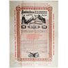 Image 1 : Banking House of E. H. Horner 1887 Advertising Certificate for Investing in European Bonds