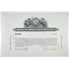 Image 1 : Warner Bros. Pictures, Inc., 1950-60's, Progress Proof Stock Certificate.
