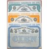 Image 1 : Republica de Bolivia, 1870 Impressive Large Format Remainder Bond Trio by National Bank Note Co.