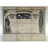 Image 1 : Cincinnati & Chicago Railroad Company. 1855 I/U Stock Certificate