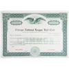 Image 1 : Chicago National League Ball Club, "Chicago Cubs", ca. 1960-80s Specimen Stock Certificate