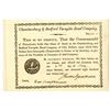 Image 1 : Chambersburg & Bedford Turnpike Road Co. 1821 Issued Stock Certificate