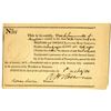Image 1 : Milford and Owego Turnpike Road Co. 1840s Issued Stock Certificate