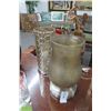 Image 1 : 2-Art Glass Shade Designer Table Lamps - 2 X $