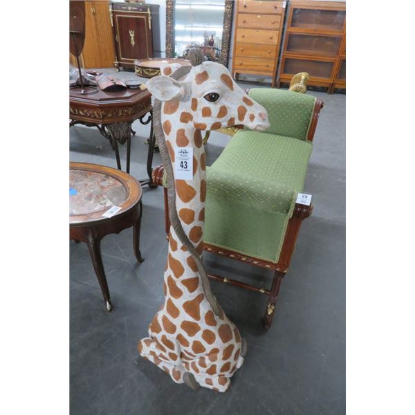 Resin Painted Giraffe - 44"