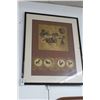 Image 1 : Framed Horse Print - 3' x 30"