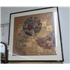 Image 1 : Framed Oriental Print 30" x 30"