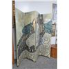 Image 1 : Oriental Painted 2 Sided Privacy Screen