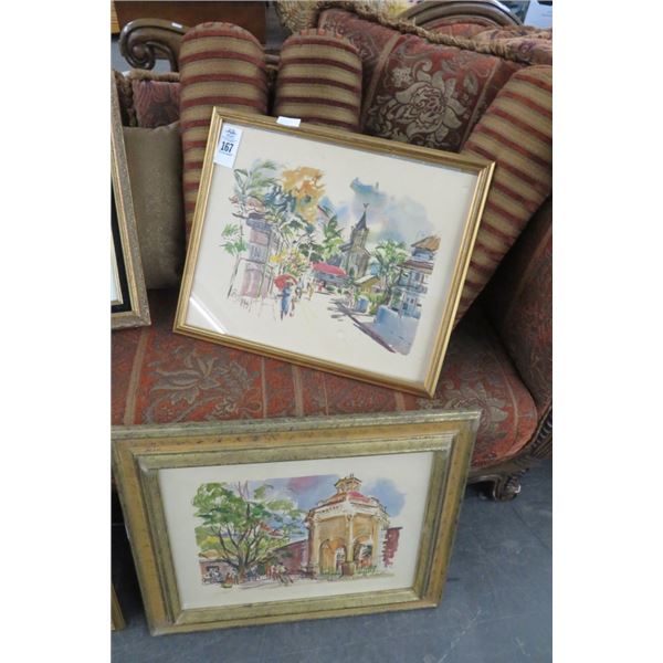 2-Framed Caribbean Prints (Set of 2) - 2 X $