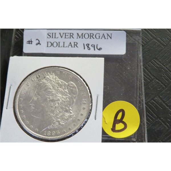 1896 Silver Morgan Dollar