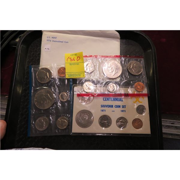 6-Pc. Set of British Columbia Souvenir Coin Set, 1976 Uncirculated