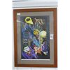 Image 1 : Framed Batman Cartoon Lithograph Artist Signed "Dick Sprang" - 24" x 33"