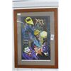 Image 1 : Framed Batman Cartoon Lithograph Artist Signed "Dick Sprang" - 24" x 33"