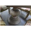 Image 2 : Ornate Round Wood Pedestal Table - NOTE: Table Only No Chairs