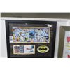 Image 1 : Batman Framed Comics USPS First Day Stamps - 18" x 22"