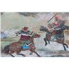 Image 3 : Vtg. Signed Chinese Warriors Painting