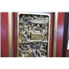 Image 3 : Antique Chinese 6' - 4 Panel Carved Screen