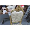 Image 2 : Gold Button Trim Padded Side Chair