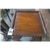 Image 2 : Mahogany Carved Clawfoot Pedestal Table