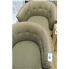 Image 2 : Kaytlan Brown Rounded Cloth Easy Chairs (2)