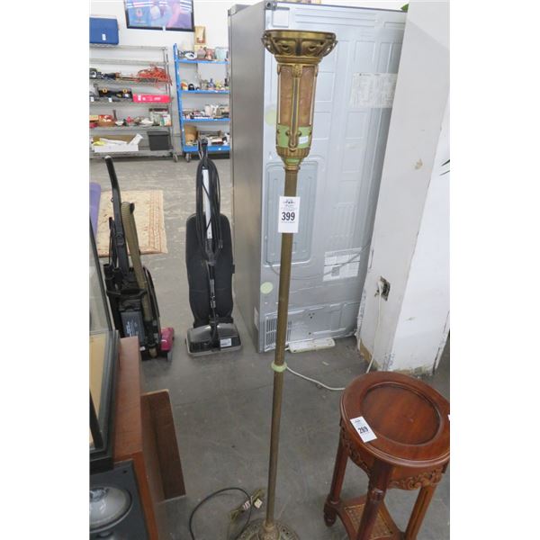 Ornate Vintage Metal Floor Lamp