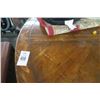 Image 2 : Oak Pedestal Round Dining Table
