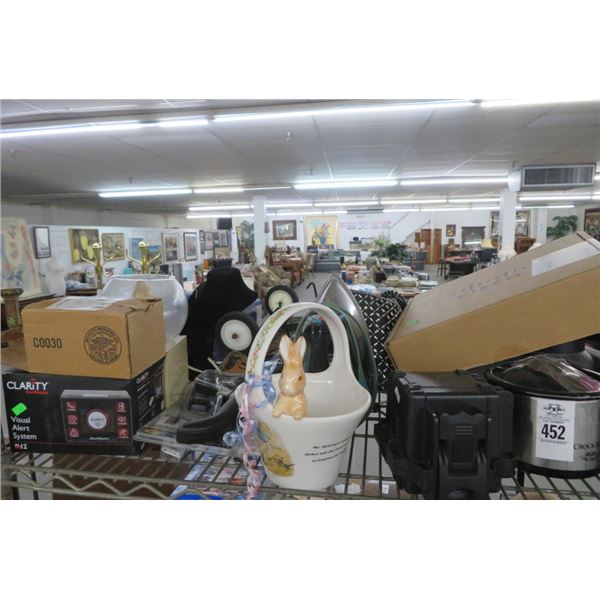 Irons, Home Goods, Mini Crockpot & More