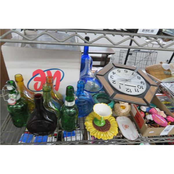 Clock, Die Cast, Old Bottles, Door Hardware