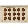 Image 1 : LINCOLN MEMORIAL CENT STARTING 1959-1965 BU SET