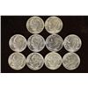 Image 1 : 10 ASSORTED 1960-1964 BU SILVER ROOSEVELT DIMES