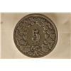 Image 2 : 1894 SWITZERLAN 5 CENTIMES