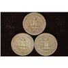 Image 2 : 1950-S, 1951-S & 1954 WASHINGTON SILVER QUARTERS