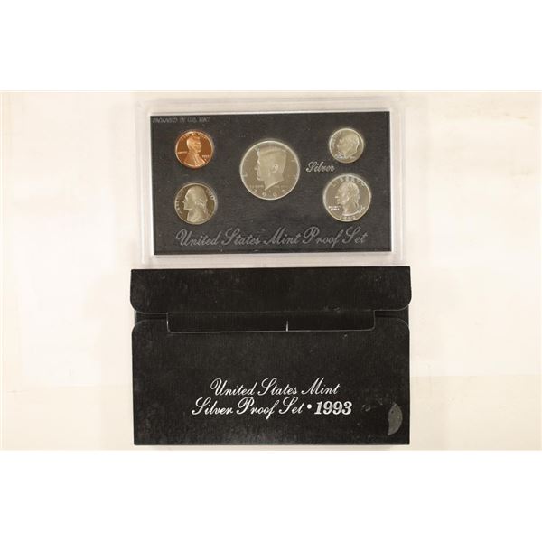 1993 US SILVER PROOF SET (WITH BOX)