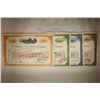 Image 4 : 4 ASSORTED VINTAGE RAILROAD STOCK CERTIFICATES