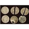 Image 1 : SCRAP 90% SILVER WASHINGTON QUARTERS, 6 IN