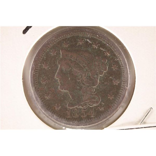 1854 US LARGE CENT