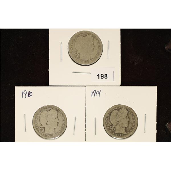 1897, 1910 & 1914 BARBER QUARTERS