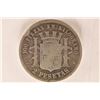 Image 2 : 1870 / 70 SPAIN SILVER 2 PESETAS MADRID MINT