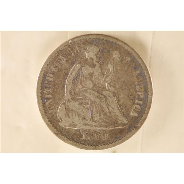 1860 US HALF DIME